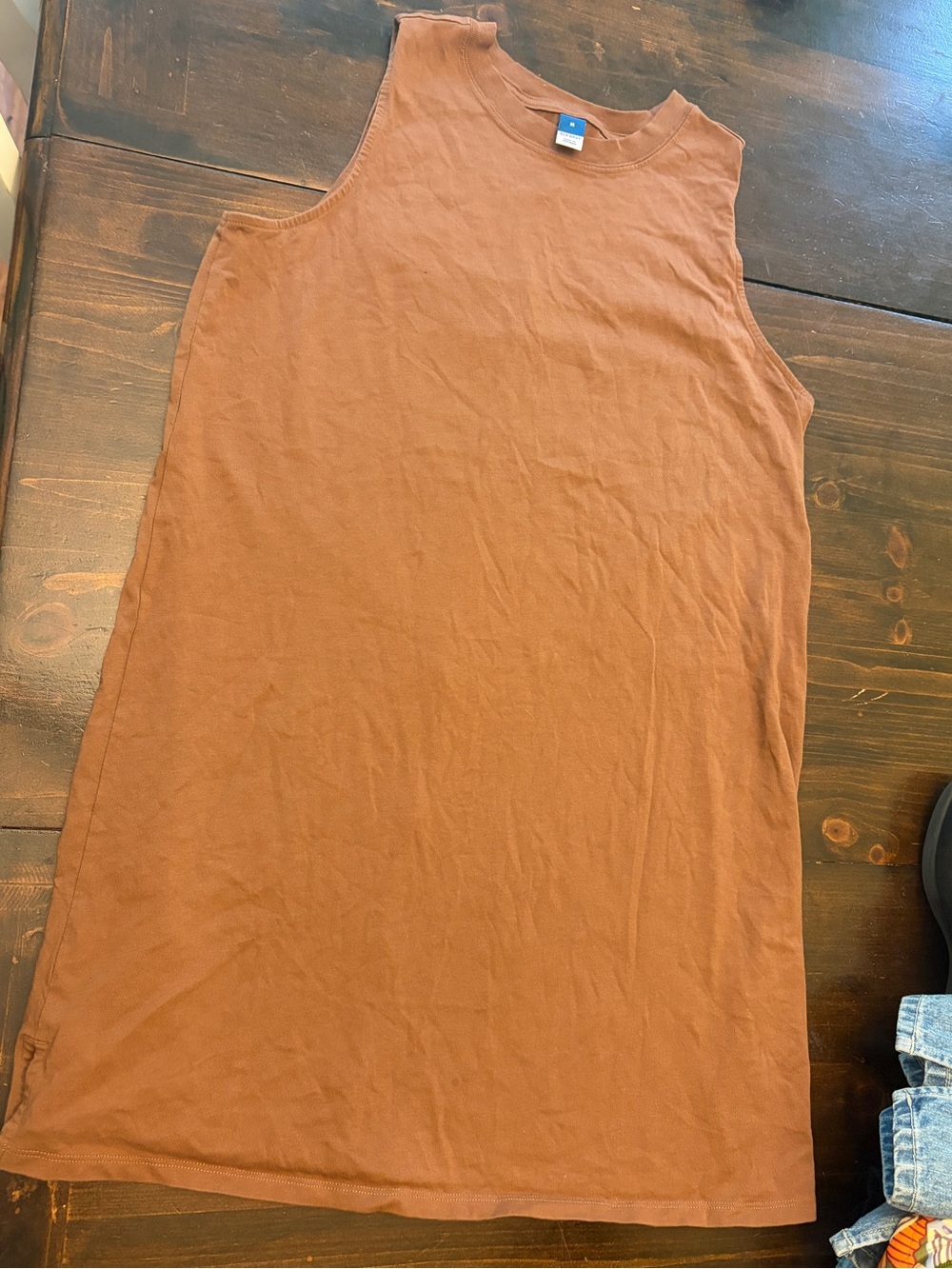 Old Navy Women’s Brown Sleeveless Tank Dress, Medium
